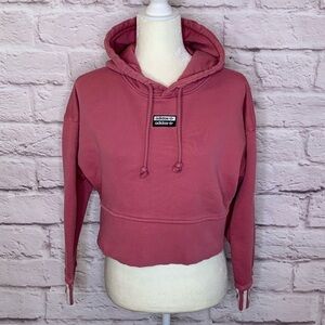 Adidas Cropped Hooded Sweatershirt